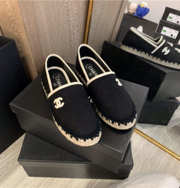 chanel woven shoes