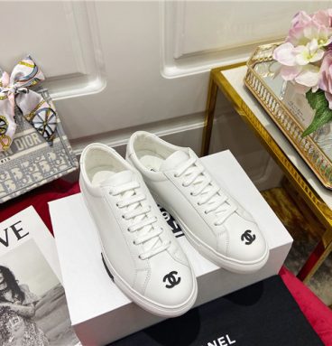 chanel sneakers white womens