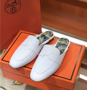 hermes loafers slippers