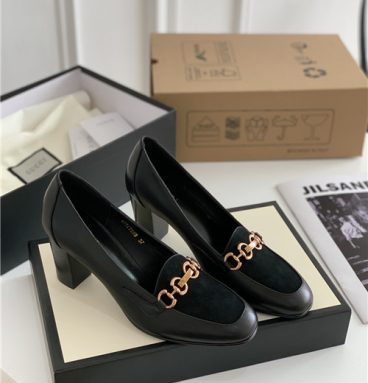 gucci horse buckle loafers women