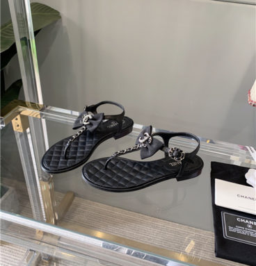 chanel flip flops sandals