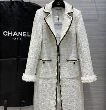 chanel long coat womens