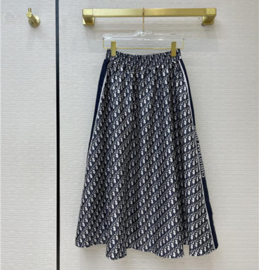 dior Oblique print skirt