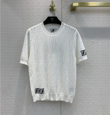 fendi FF knitted top