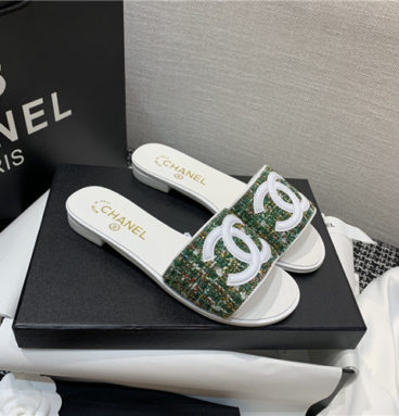 chanel sandals slippers