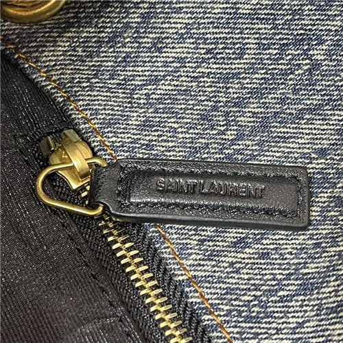 Pre-Order YSL Inspired Denim Puffer Bags – Worn & Refined