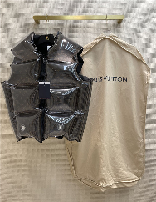 Louis Vuitton  Jackets  Coats  Mens Louis Vuitton Tan And Black Puffer  Vest Size 2xl  Poshmark