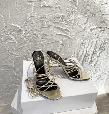 balmain strap high heel sandals