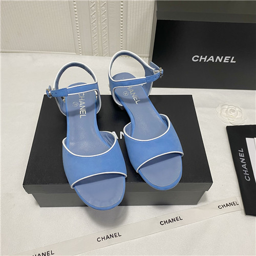 chanel flat sandals womens