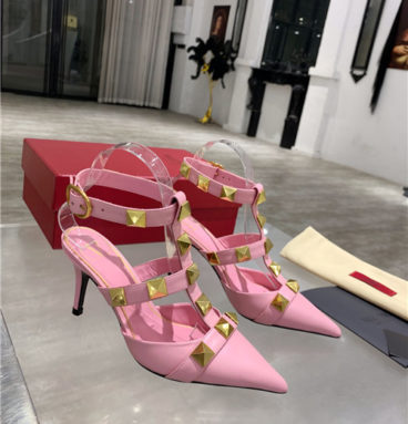 valentino rockstud high heel sandals
