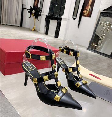 valentino rockstud high heel sandals