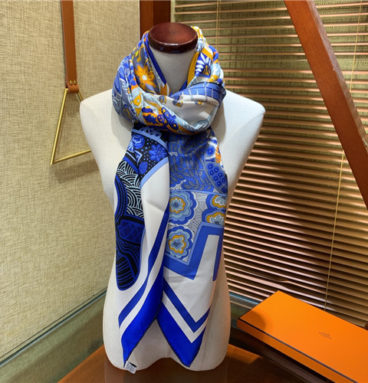 hermes silk scarf womens