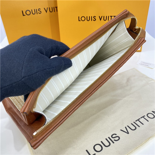Louis Vuitton Monogram Woven Raffia Toiletry Pouch 26 – The Luxury