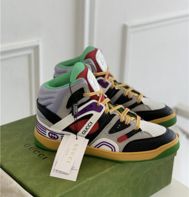gucci basket high top sneakers