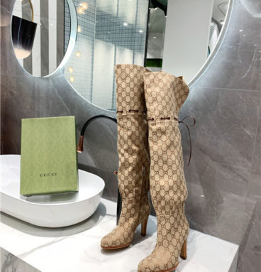 gucci gg over the knee boots