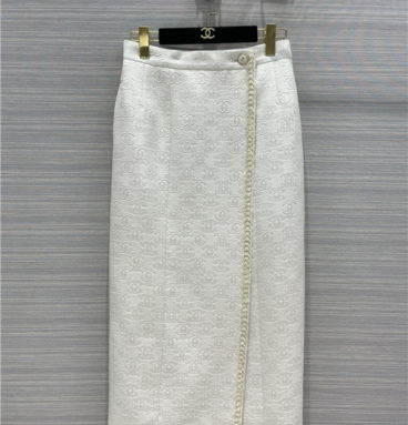 chanel long skirt