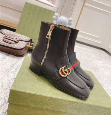 gucci gg classic short boots