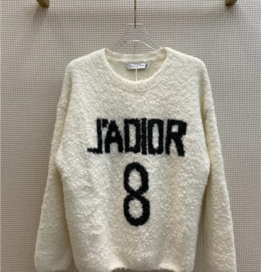 dior 8 digital jacquard lamb wool sweater