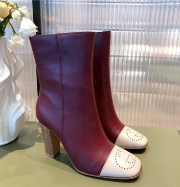 gucci chunky heel ankle boots