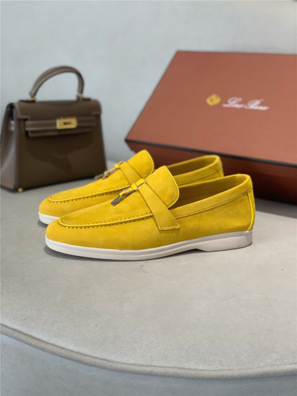 loro piana summer charms walk suede loafers