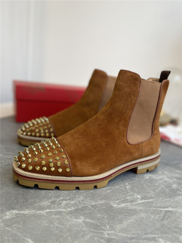 christian louboutin red bottoms boots womens