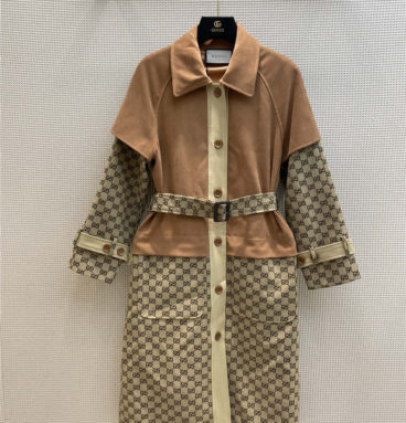 gucci gg trench coat jacket
