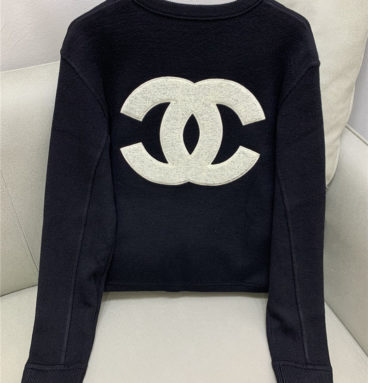 chanel logo sweater
