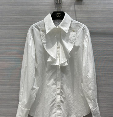 chanel white shirt womens