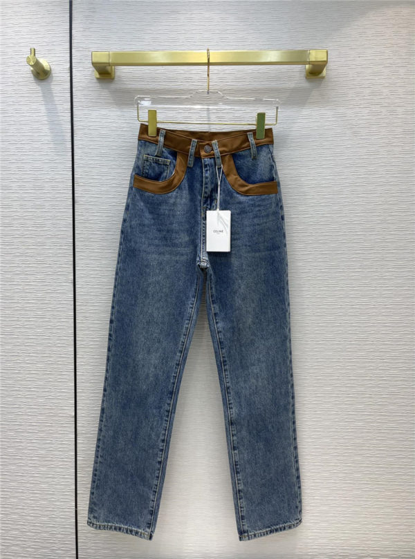 celine straight-leg jeans