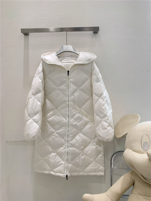 moncler hooded long echinops down jacket