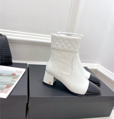 Chanel rhombus ankle boots