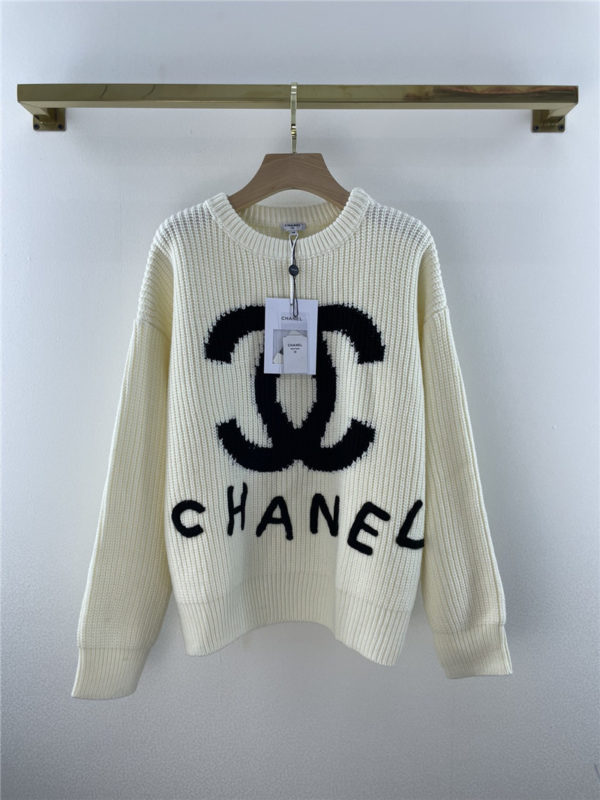 chanel turtleneck knitted sweater