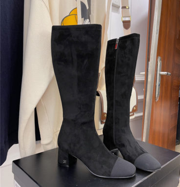 chanel stretch long boots