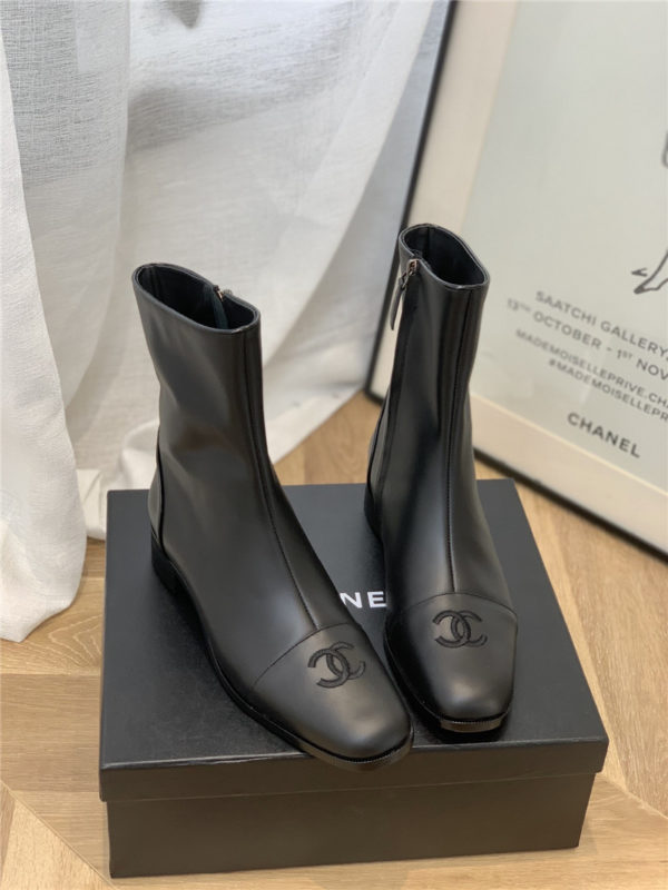 chanel vintage ankle boots