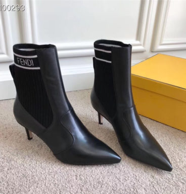 fendi high heel ankle boots
