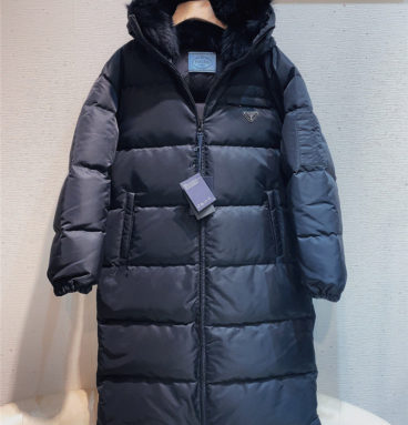 Prada high-end fur hooded jacket
