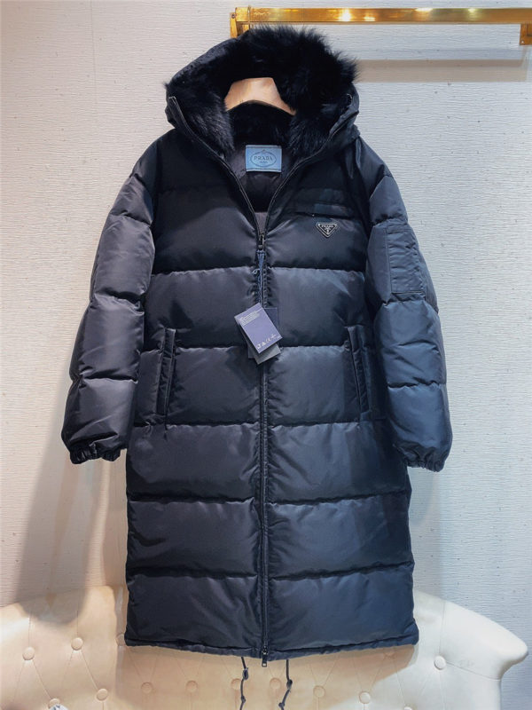 Prada high-end fur hooded jacket