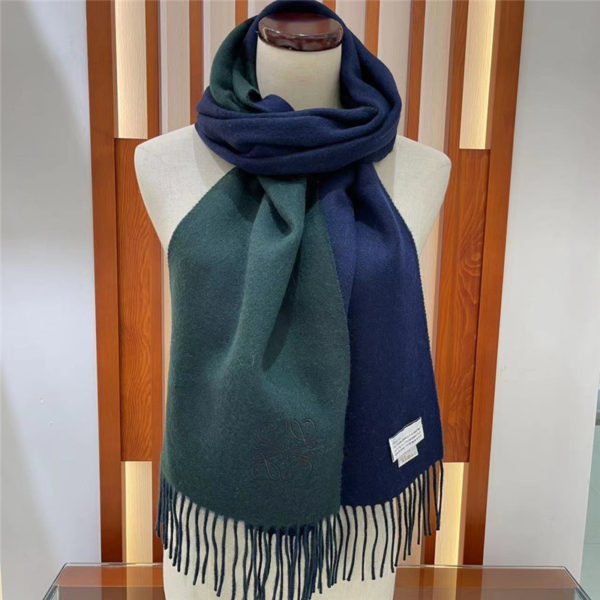 loewe wool cashmere scarfs