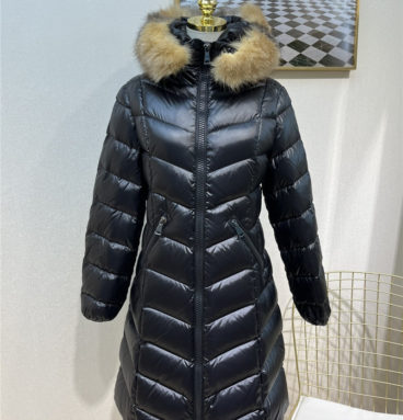 moncler classic mid-length down jacket