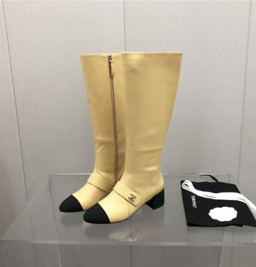 chanel classic long boots