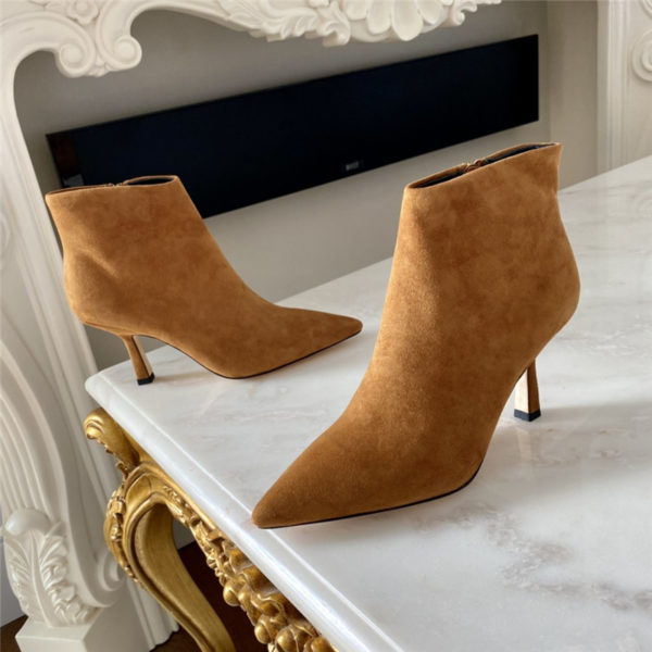 dior pointed toe ankle booties