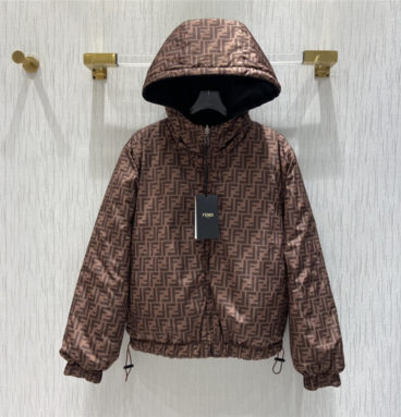 fendi FF double-sided quilted jacket