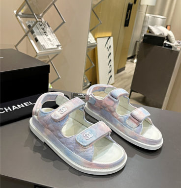 chanel Velcro sandals