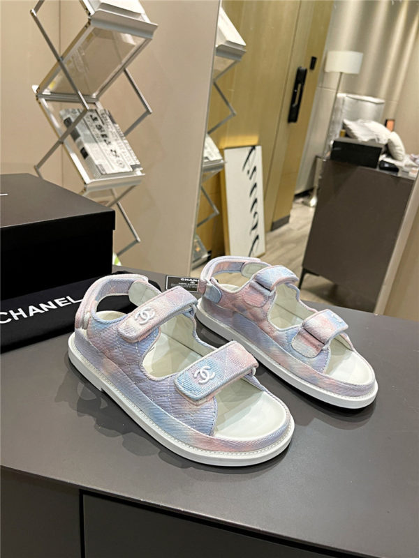chanel Velcro sandals