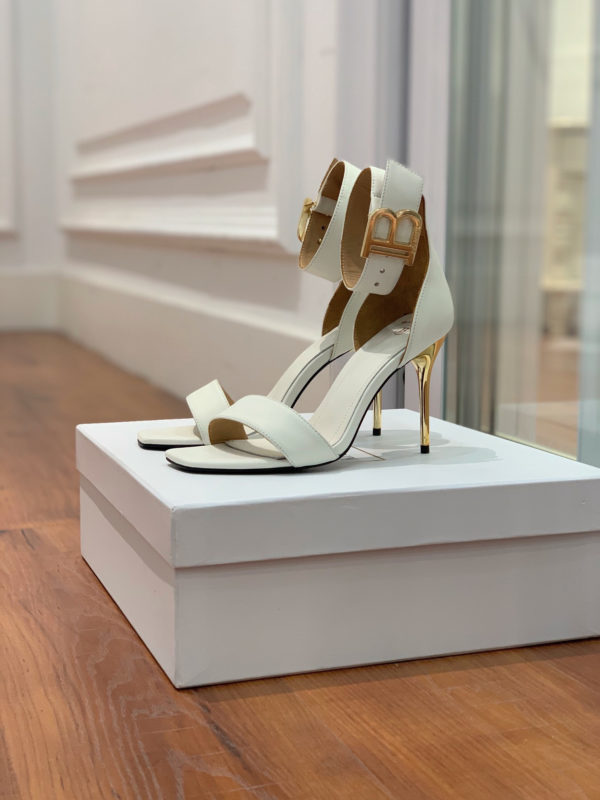 balmain high-heeled sandals