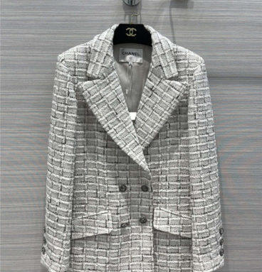 Chanel silk camellia coat