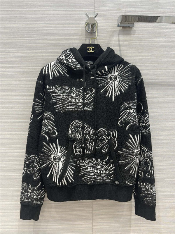 chanel hooded sweater