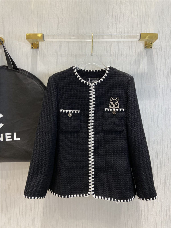 Chanel classic round neck jacket