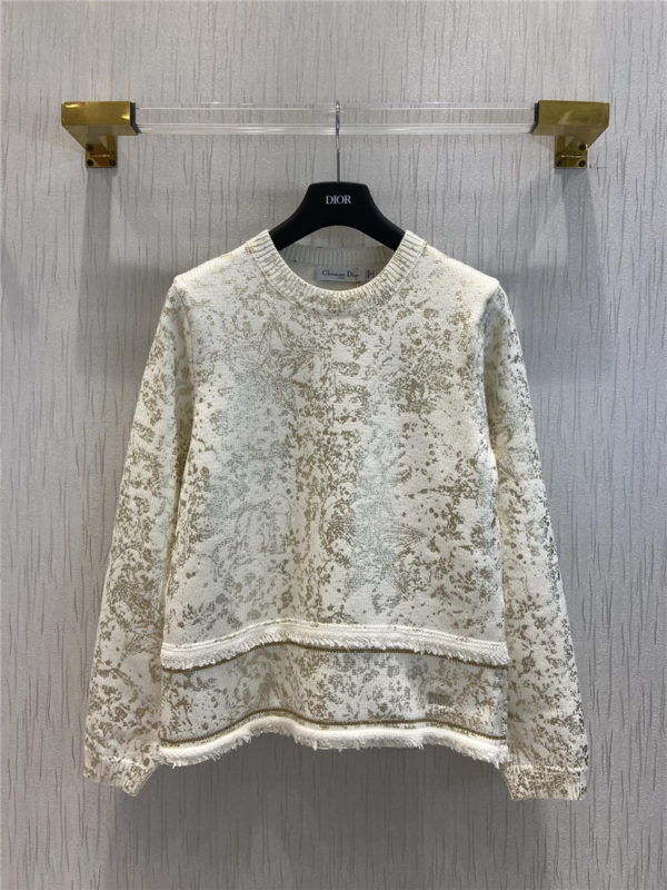dior knitted sweater