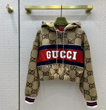 gucci gg zip hooded jacket